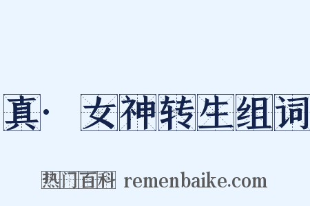 真·女神转生组词是什么意思的图片